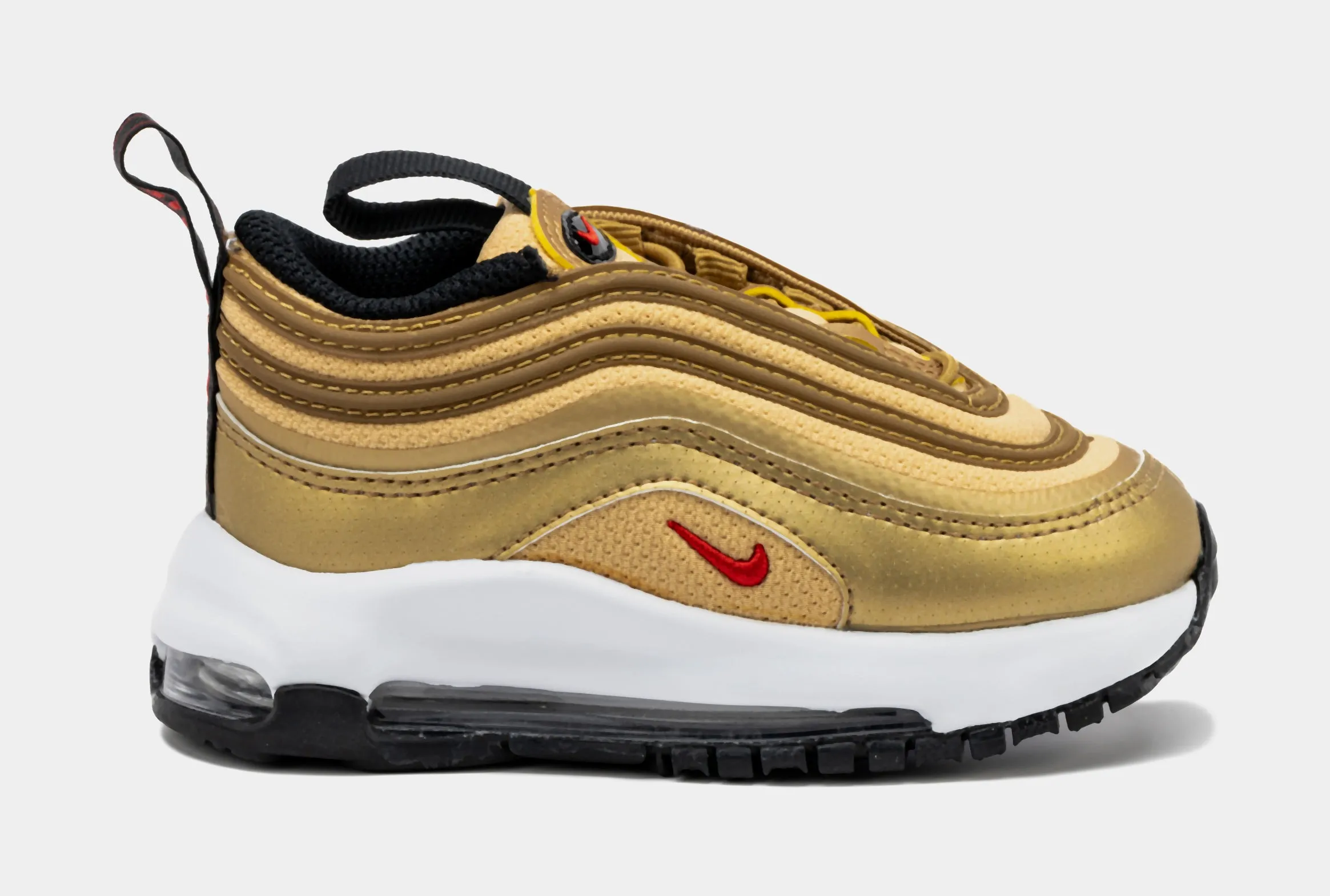 Air Max 97 Gold Bullet Infant Toddler Lifestyle Shoes (Metallic Gold/Black)