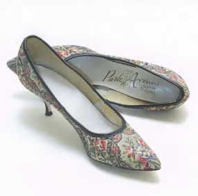 Tapestry Kitten Heels