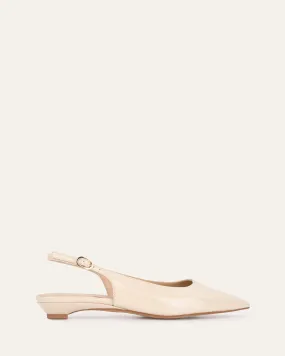 VIKTOR DRESS FLATS SAND PATENT